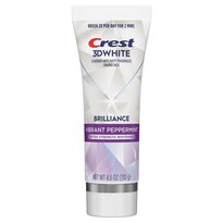Crest 3D White Brilliance Toothpaste, Vibrant Peppermint, 4.6 OZ