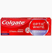 Colgate Optic White Advanced Whitening Toothpaste Sparkling White, 3.2 oz