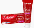 Colgate Optic White Whitening Toothpaste Stain Fighter Sensitivity Relief Clean Mint, 4.2 oz