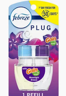 Febreze Plug In Air Freshener, Gain Moonlight Breeze, 1 ct