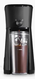 Mainstays Iced Coffee Maker with 20 fl oz Reusable Tumbler and Filter, Black, New condition