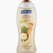 Softsoap Moisturizing Body Wash All Skin Types, Shea and Almond Oil, 20 Oz Bottle